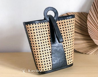 Victoria Bag, Cane Webbing Bag, Handtas, Handgemaakte Balinese tas, Tas voor vrouw, Huwelijkscadeau, Cadeau voor moeder, Zomertas, Cadeau voor haar