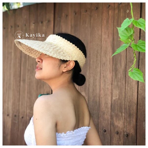 Casquette avec protection UV pare-soleil, chapeau d'été, chapeau de plage, chapeau pare-soleil tissé, cadeau pour femme, cadeau personnalisé, cadeau pour maman