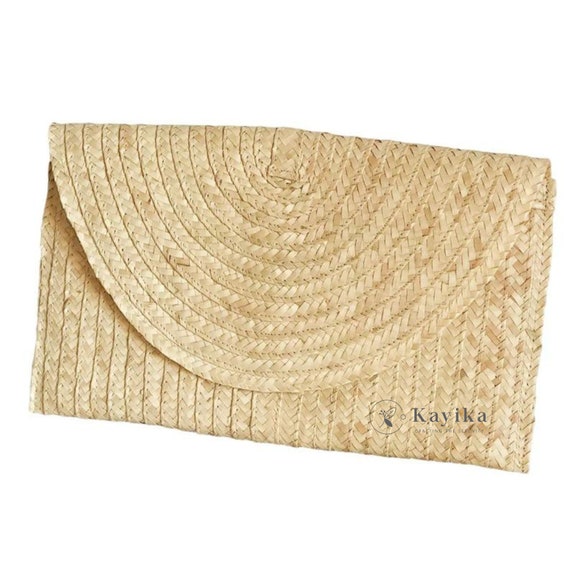 Straw Clutch Woven Purse Envelope Purse Boho Clutch for various events Birthday Gift Gift For Women Halloween Bag Christmas Gift