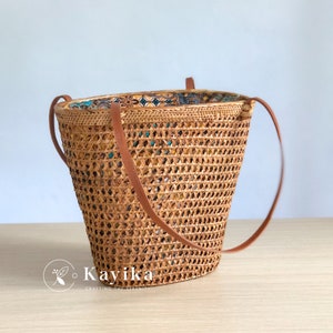 Net Rattan Tote Bags - Perfect for Summer & Travel, Straw Bags, Women Handwoven Bags, Shoulder Bag, Gift For Women, Gift for Mom