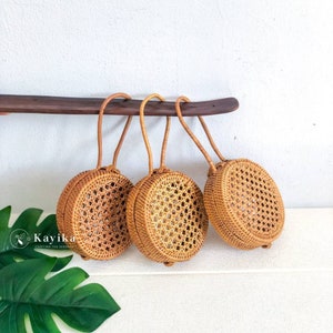 Handmade Rattan Coin Purse, Rattan Small Pouch, Room Freshener, Rattan Coin Holders, Gift For Her, Mother Day Gift, Gift for Women