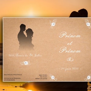 Wedding Announcement - Digital Creation for Wedding Announcement