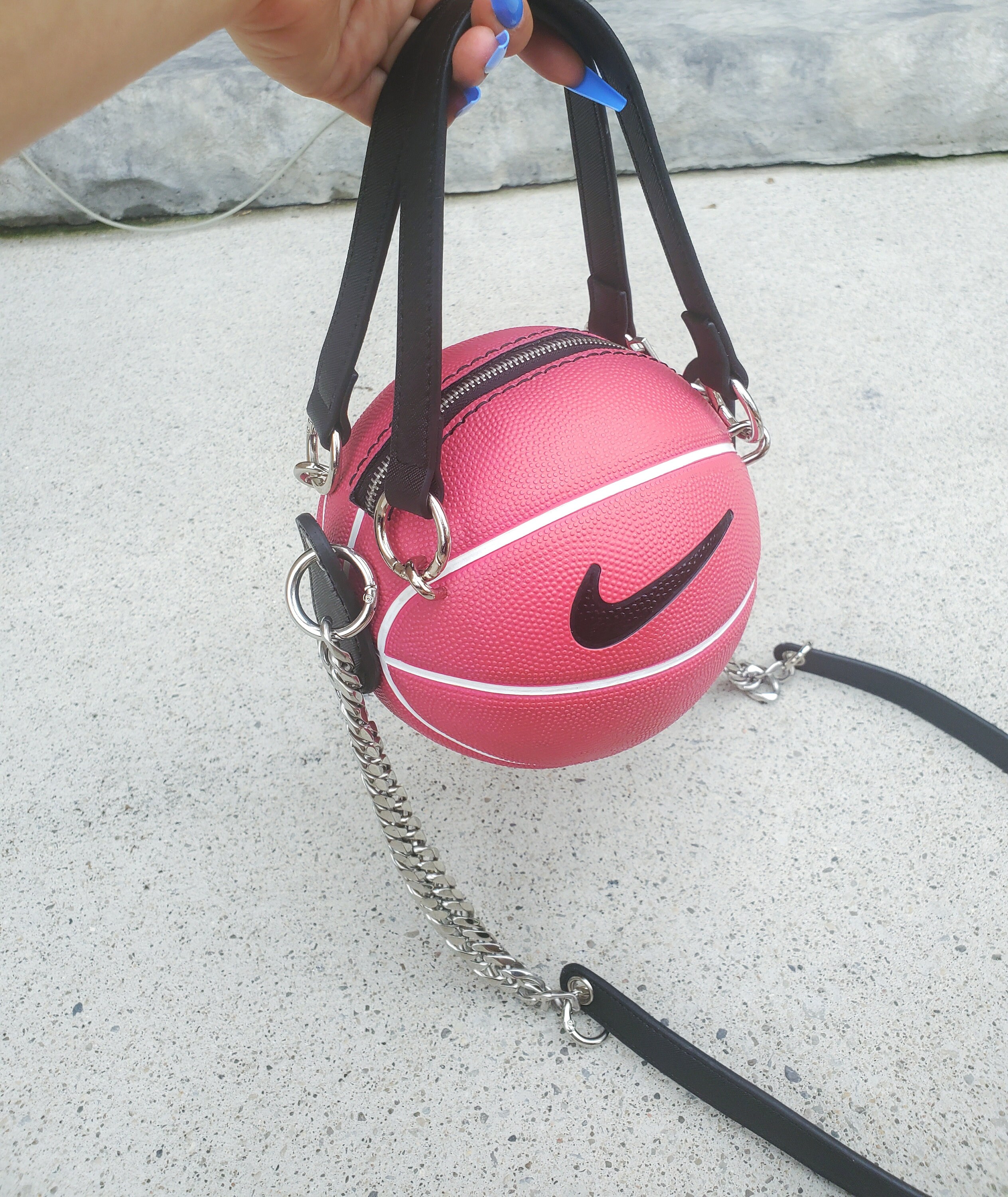 Handmade NIKE Mini Basketball Bag/Purse fully lined inside Etsy