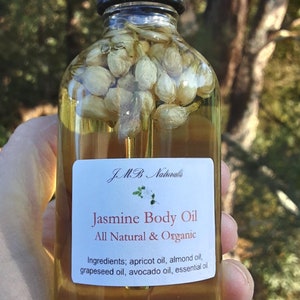 Organic Jasmine Body Oil| Natural Skincare| gift for her