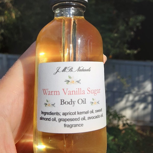 Warm Vanilla Sugar Body Oil| All Natural