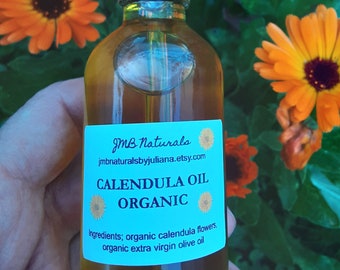 Pure Organic Calendula Oil| Infused Oil