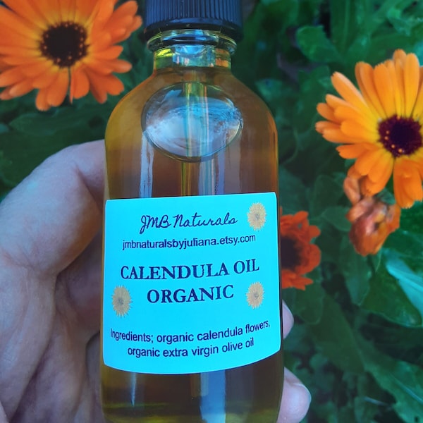 Pure Organic Calendula Oil| Infused Oil