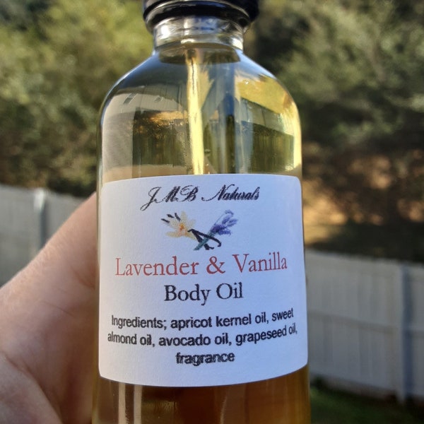 Lavender & Vanilla Body Oil