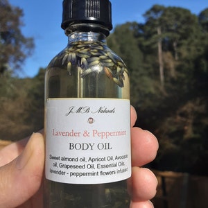 Lavender & Vanilla Body Oil - Etsy