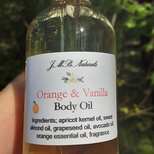 Lavender & Vanilla Body Oil Etsy