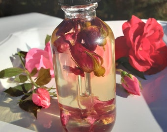 Rose Body Oil| All Natural & Organic