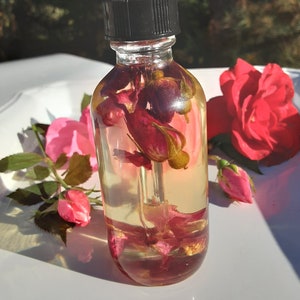 Rose Body Oil| All Natural & Organic