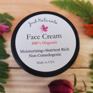 Organic Face Cream: Deeply Nourishing, Vegan Skincare