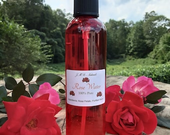 100% Pure Rose Water| Natural Skincare| Facial Toner