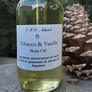 Tobacco & Vanilla Body Oil