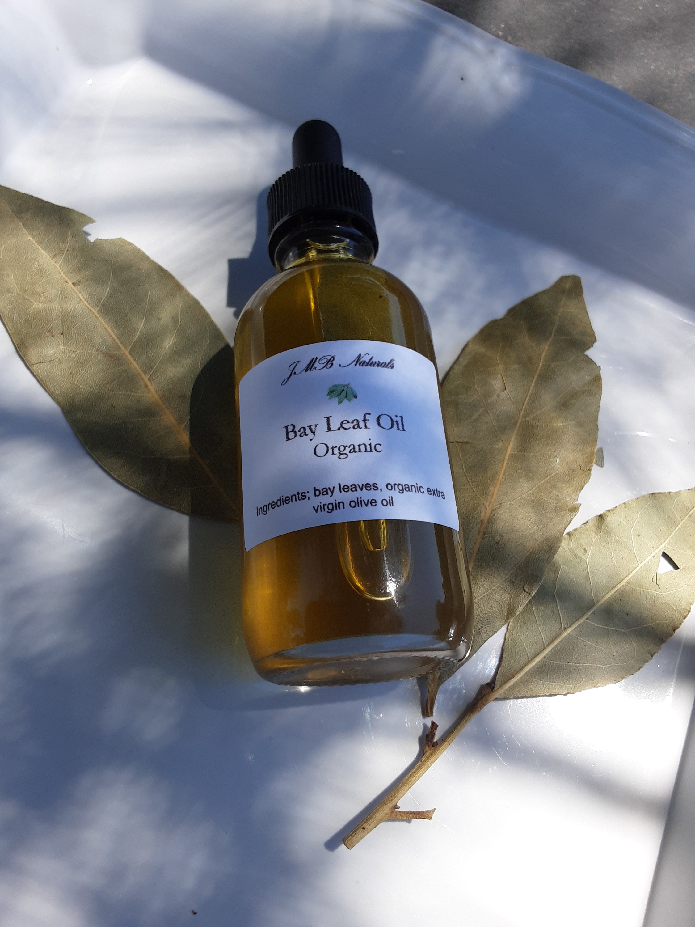 Organic Bay Leaf Oil Hair Tonic Scalp Oil Etsy
