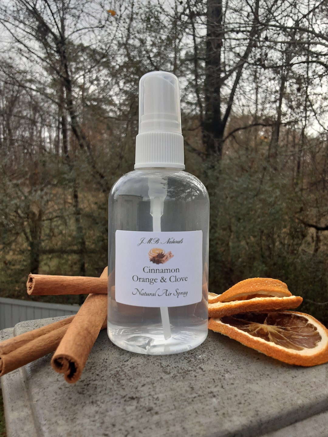 Cinnamon Orange & Clove Room Spray All Natural Spray Room Freshener Non