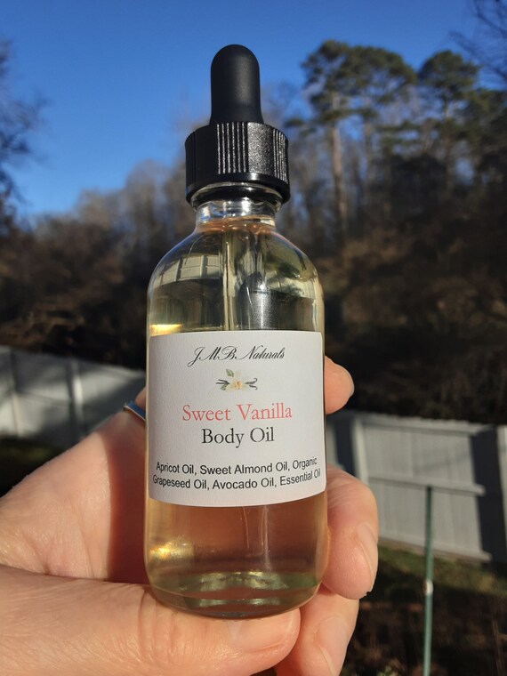 Natural Sweet Vanilla Body Oil 