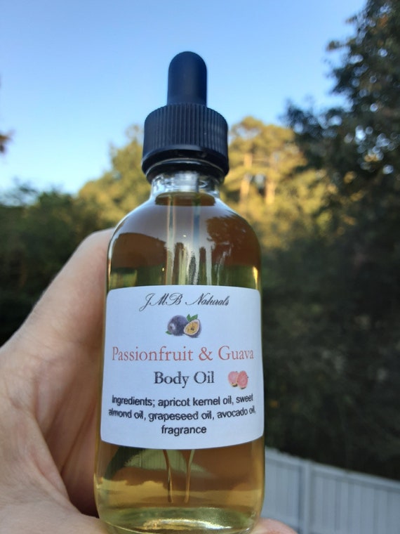 Passionfruit & Guava Body Oil Luxury Body Oil Etsy