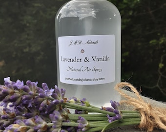 Natural Room Spray| Lavender & Vanilla Spray - Air Freshener| Pillow Spray| Bathroom Spray