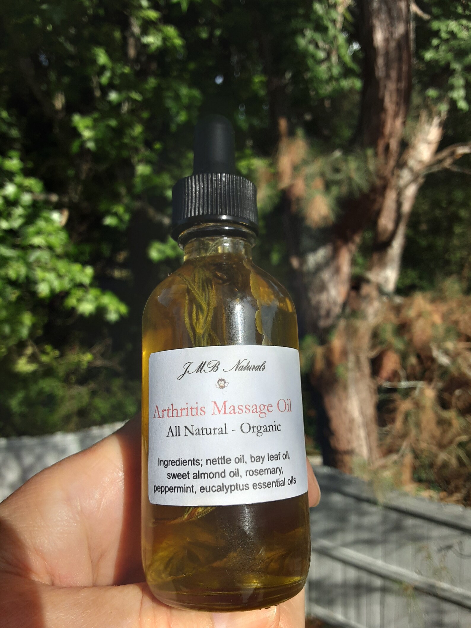 Arthritis Massage Oil All Natural & Organic Plant Based Body - Etsy