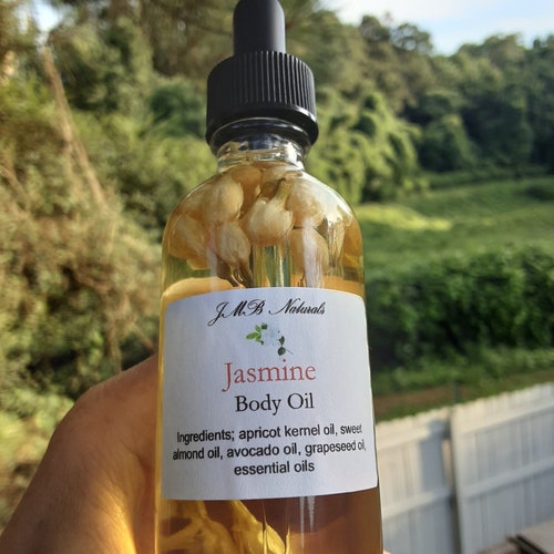 Natural Jasmine Body Oil - Etsy
