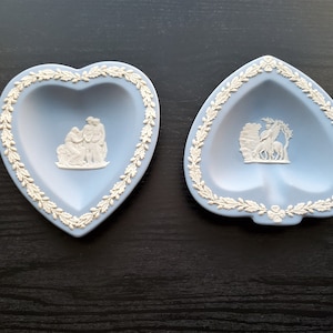 Vintage 1950s Wedgewood Jasperware Trinket Tray/ Dish/ Ashtray - Made in England