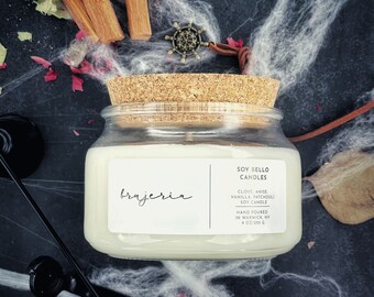 Brujeria -Soy Wax Candle-9oz-Luxury Candle-Free Shipping