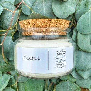 Hunter-Soy Wax Candle-9oz Candle-Luxury Candle Pine Candle Holiday Candle Aromatherapy Candle-Free Shipping Candle image 3