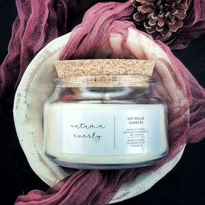 Autumn Everly Soy Wax Candle-9oz-Luxury Candle-Free Shipping image 2