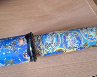 Small kids Kaleidoscope, Vintage toy, Gift for child, Retro décor, Children entertainment
