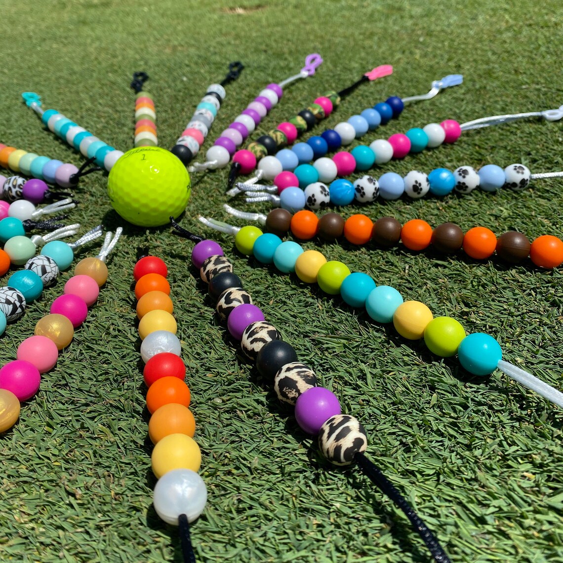 Golf Stroke Counter Golf Beads Waterproof Silicone Beads Etsy