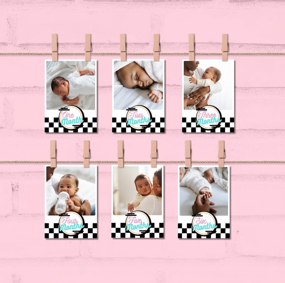 Custom 1st First Year Garland DINER 50's Birthday Milestone Party