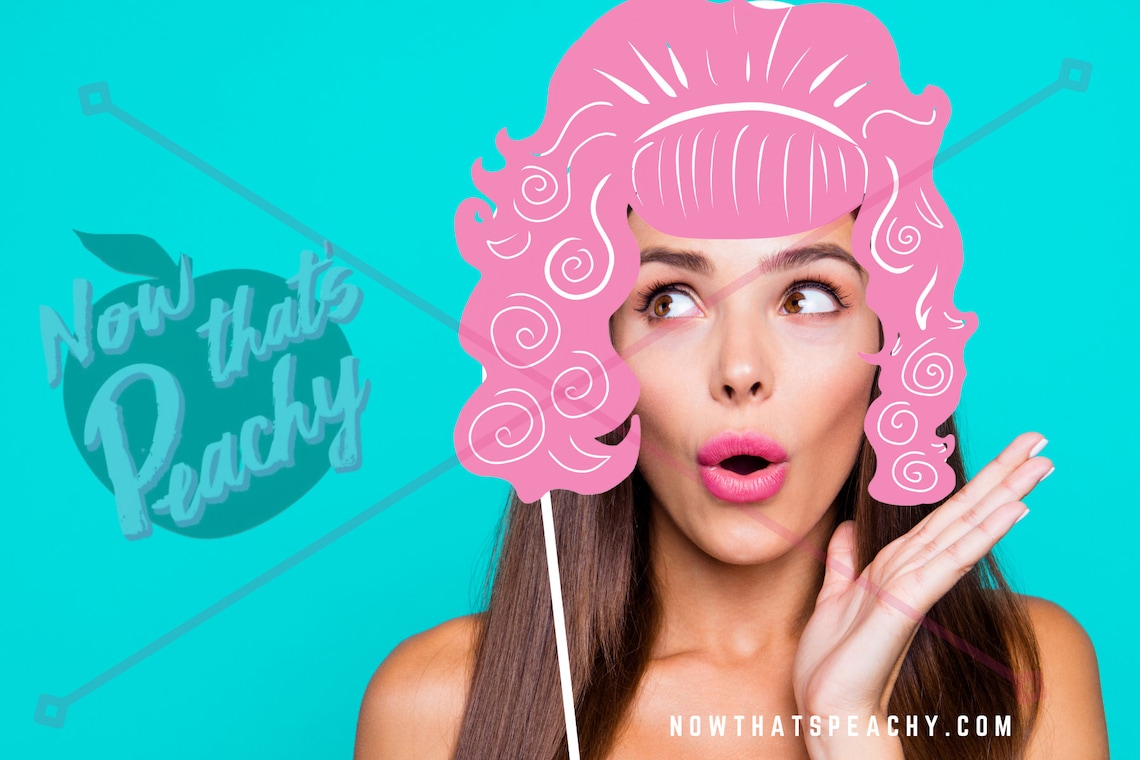 Grease Theme Photo Booth PRINTABLES Props Pink Ladies Themed Etsy