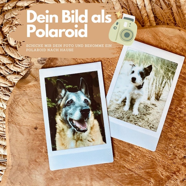 Dein Foto/Handybild als echtes Polaroid, Sofortbild, Fotodruck, Erinnerungsbild, Instax Mini Leiste, Bilderleiste, Instax Bilder