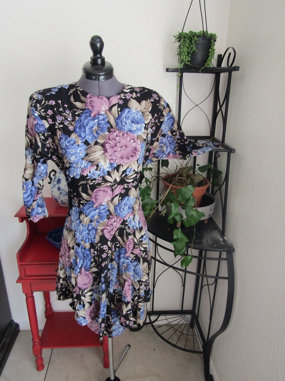 California Visionz floral dress - image 1