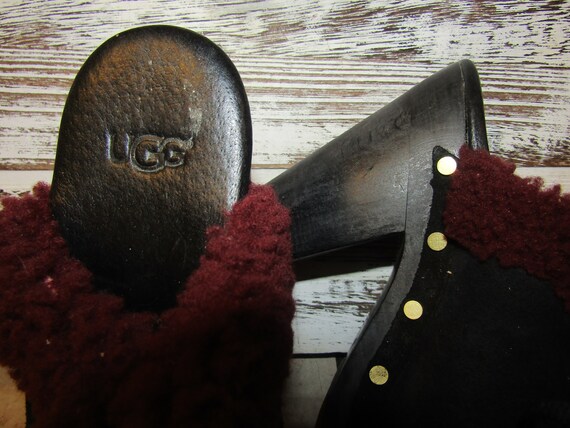 Vintage black studded UGG clogs - image 6