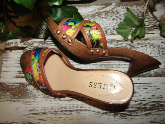 guess slip on heels