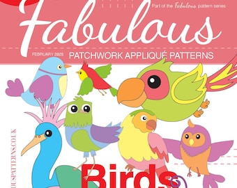 Quirky Birds Patchwork Appliqué Patterns