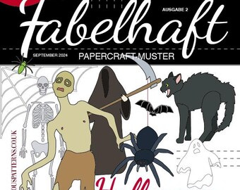 Halloween Papercraft-Muster