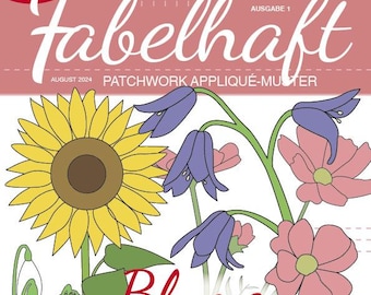 Blumen-Patchwork-Applikationsmuster