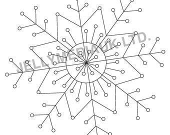 Schneeflocken, Sticken, nähen, Dekoration, festlich, Weihnachten, Spielzeug, frostig