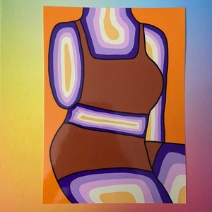 Trixic Thermal Print, Trixic Body Art Print