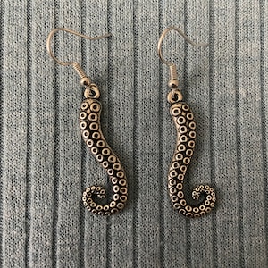Octopus Tentacle Earrings
