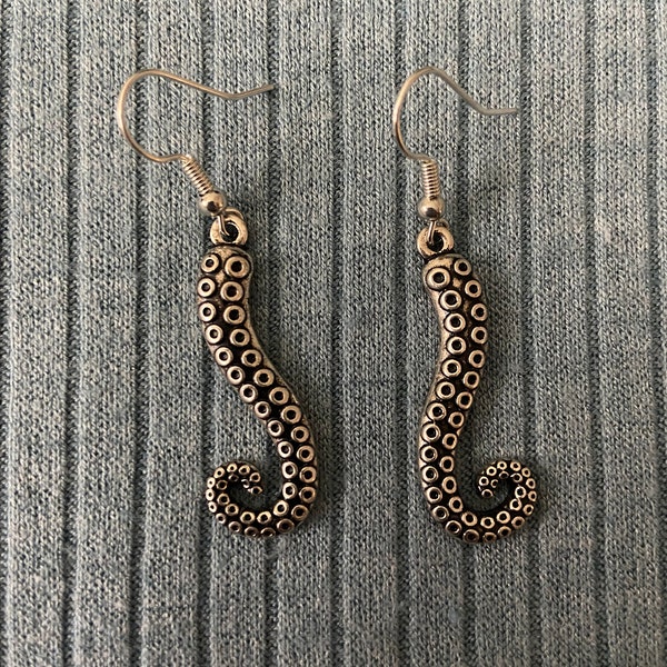 Octopus Tentacle Earrings