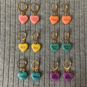 Candy Heart Earrings