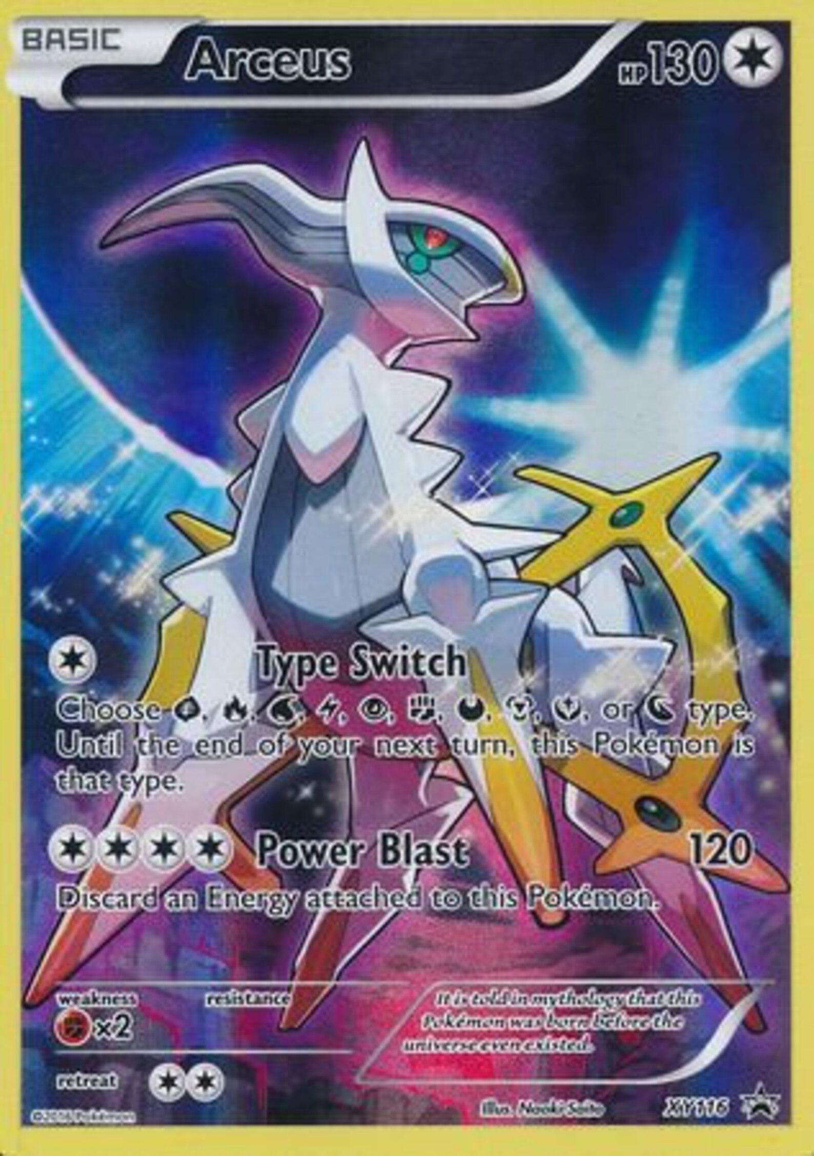 Arceus XY116 Holo Promo Pokemon XY Promos Etsy
