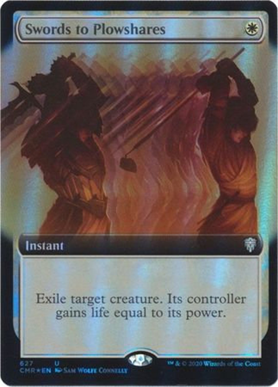 Swords to Plowshares 627 Extended Art Foil Commander Etsy