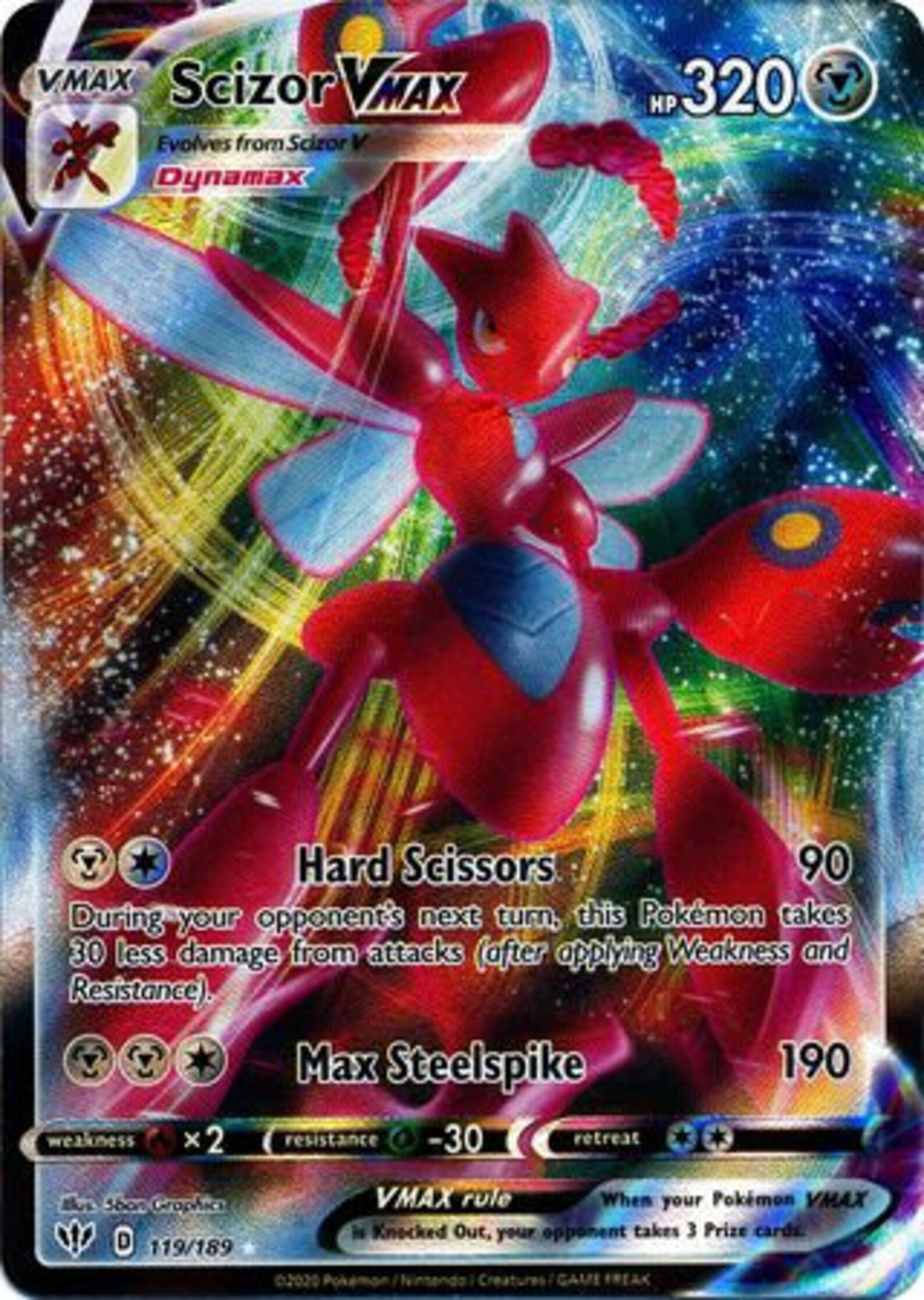 How much is scizor vmax worth