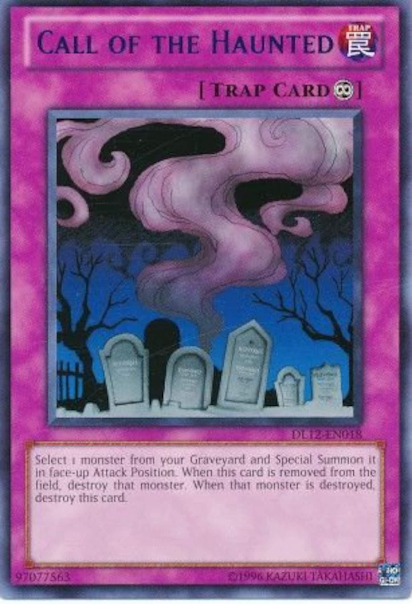 Call of the Haunted DL12EN018 Rare YuGiOh Promo Etsy